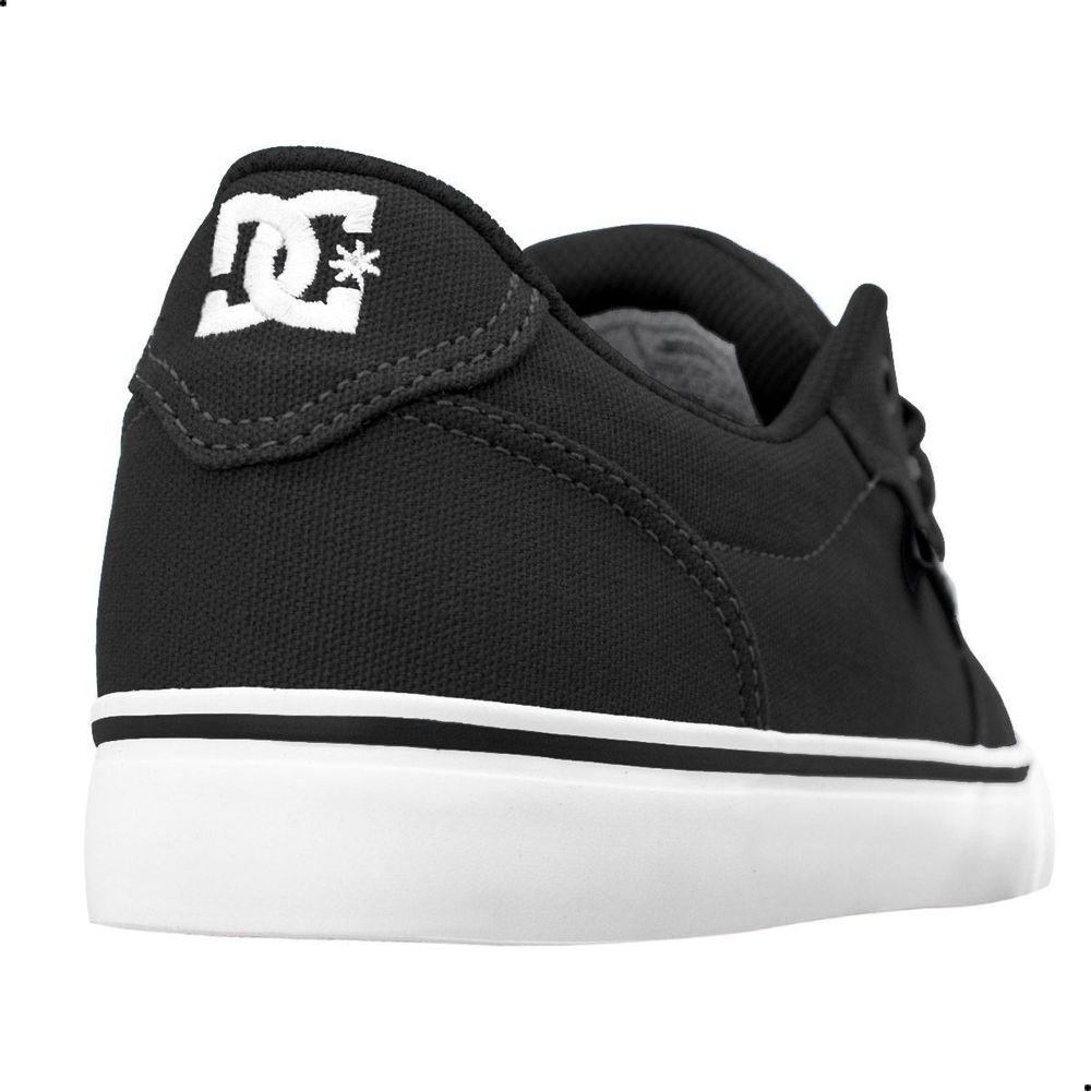 Tênis DC Shoes Anvil LA TX Unissex | Preto Branco Preto 7