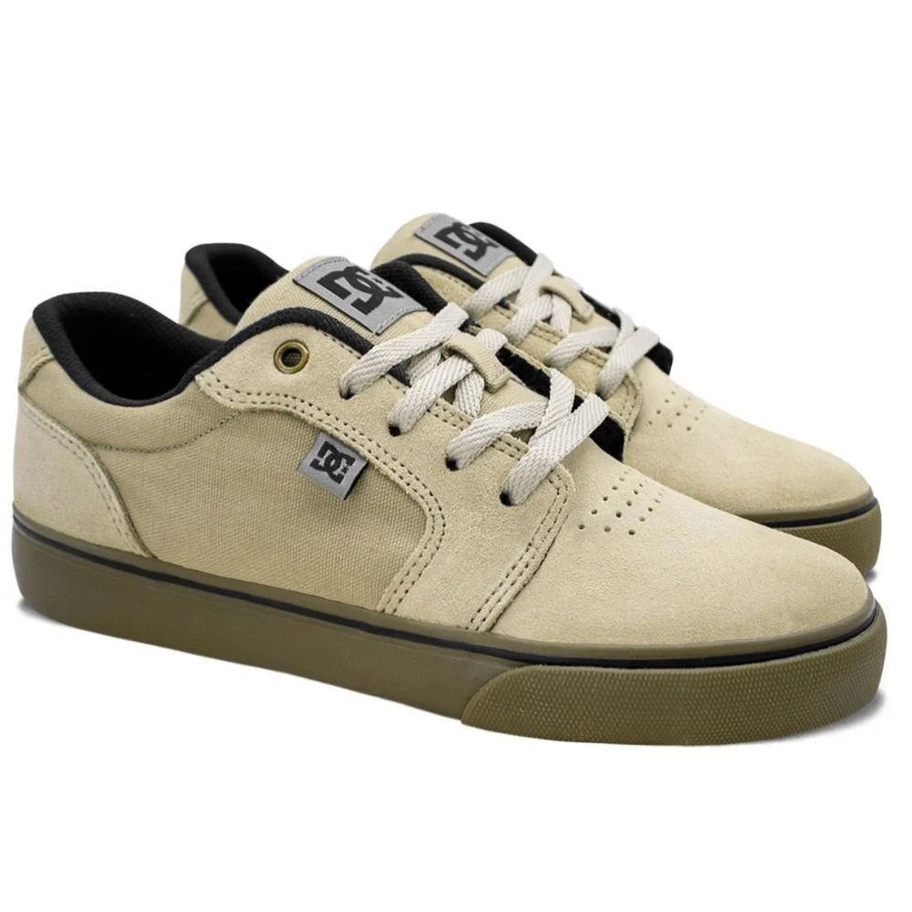 Tênis DC Shoes Anvil LA Unissex | Bege Bege 2