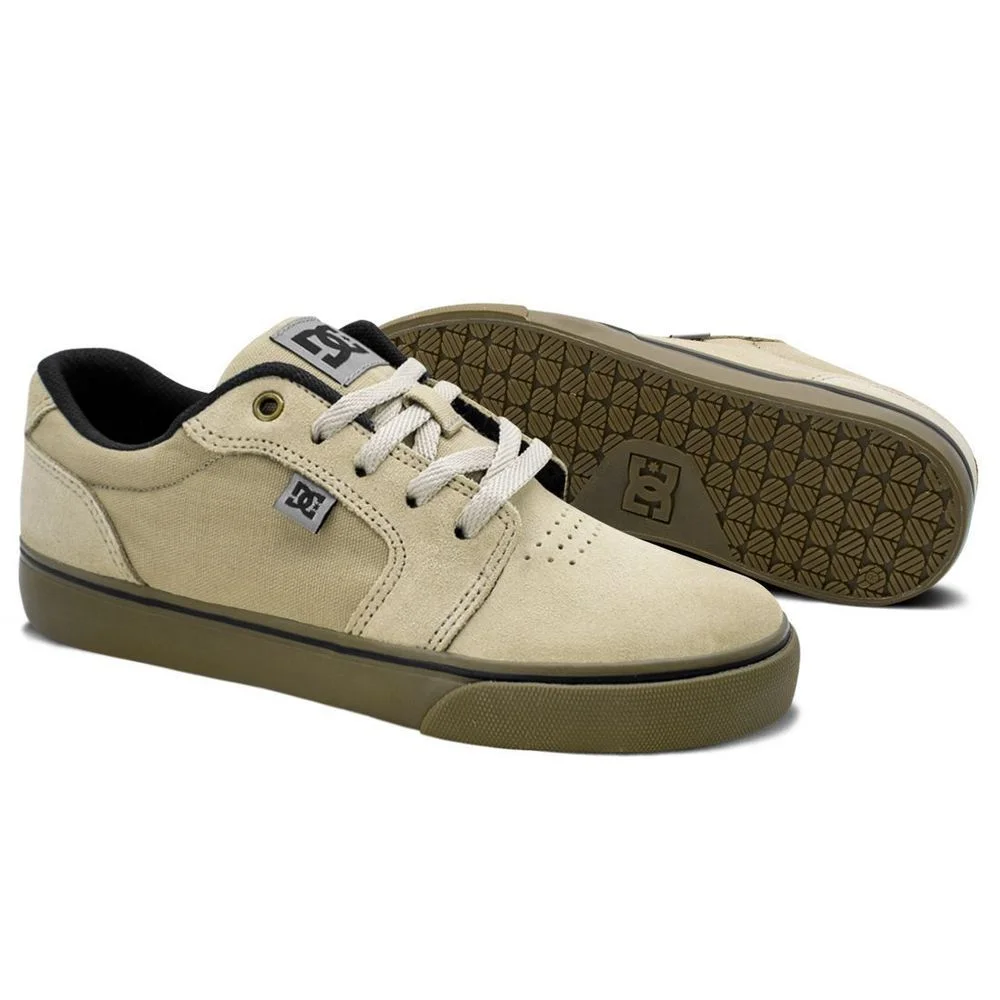 Tênis DC Shoes Anvil LA Unissex | Bege Bege 3