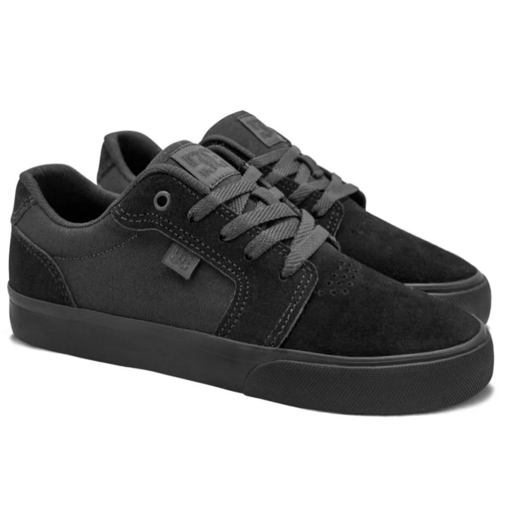 Tênis DC Shoes Anvil LA Unissex | Preto Preto 2