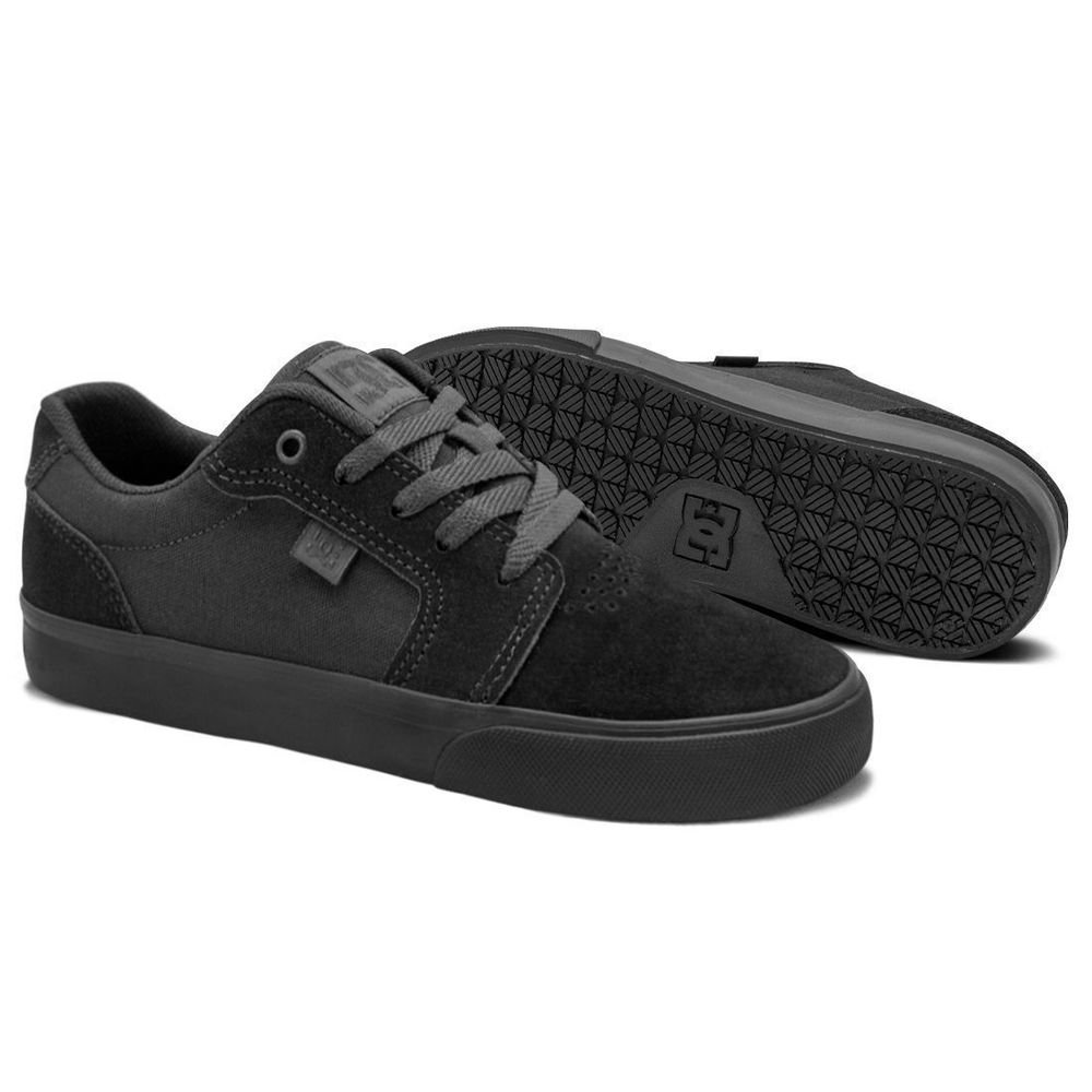 Tênis DC Shoes Anvil LA Unissex | Preto Preto 3