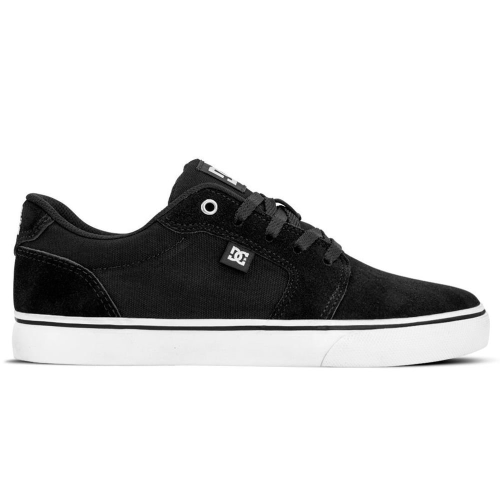Tênis DC Shoes Anvil LA Unissex | Preto Branco