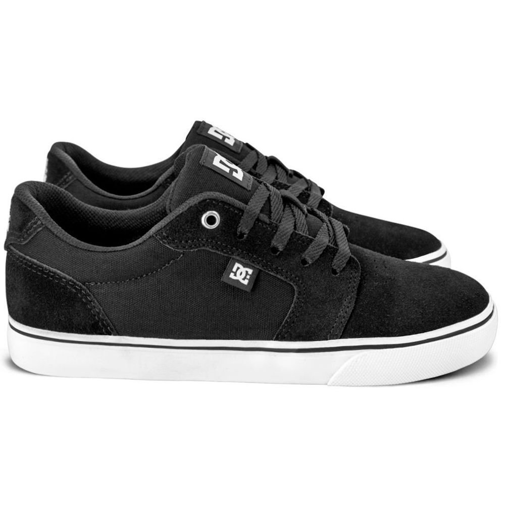 Tênis DC Shoes Anvil LA Unissex | Preto Branco Preto 4