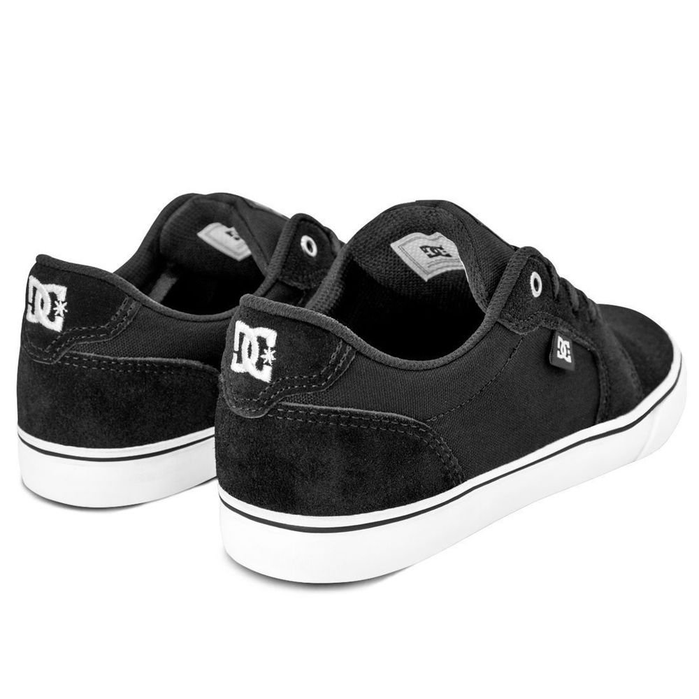Tênis DC Shoes Anvil LA Unissex | Preto Branco Preto 5