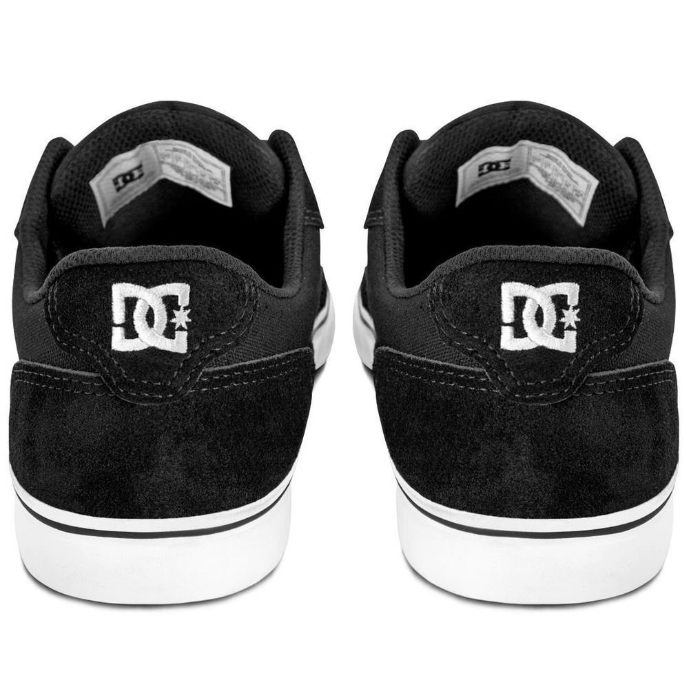 Tênis DC Shoes Anvil LA Unissex | Preto Branco Preto 6