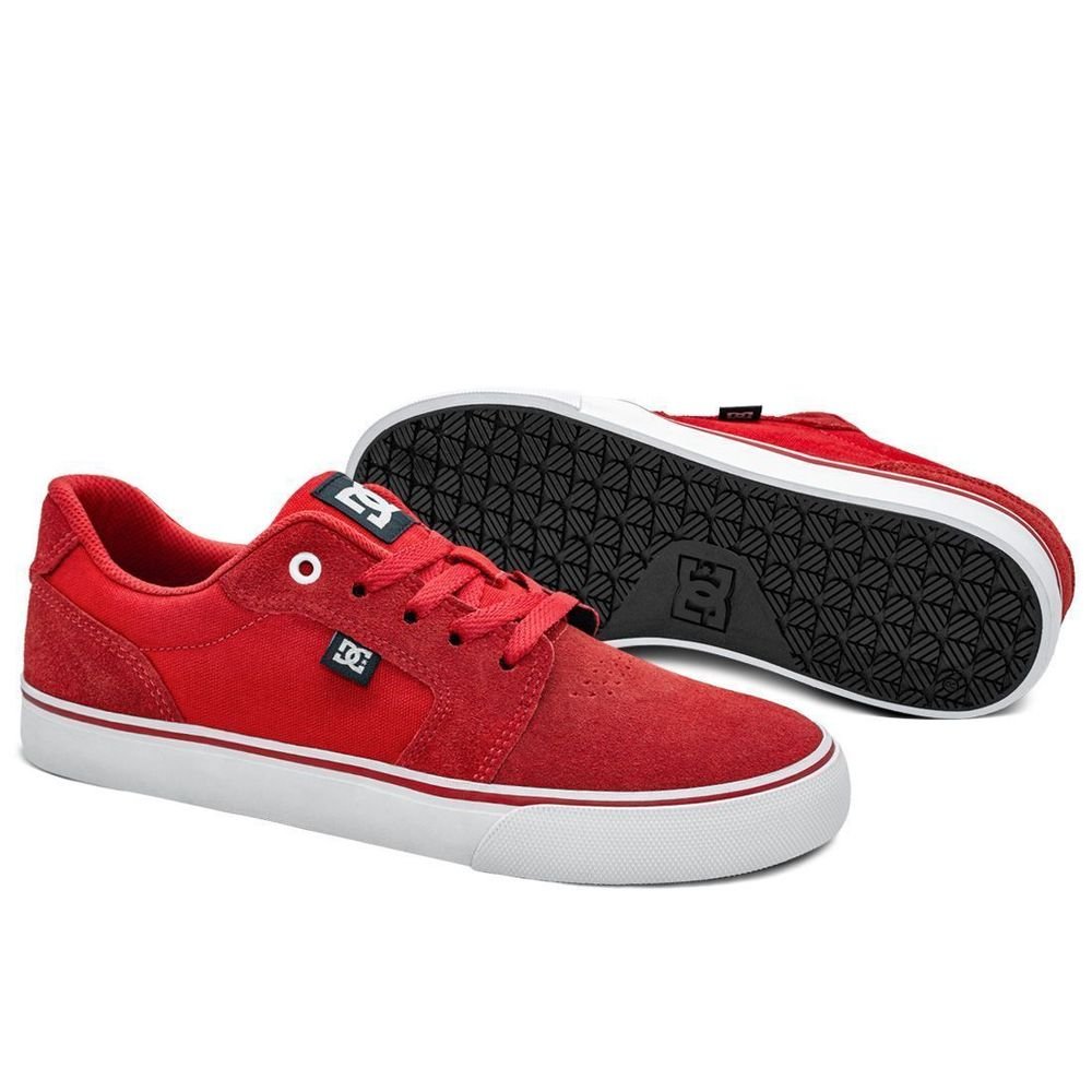 Tênis DC Shoes Anvil LA Unissex | Vermelho Vermelho 2