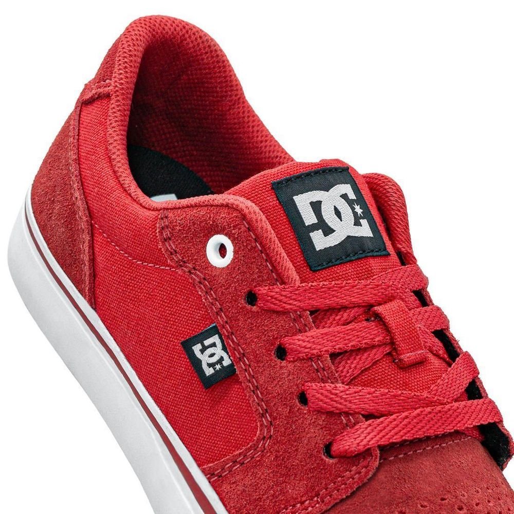 Tênis DC Shoes Anvil LA Unissex | Vermelho Vermelho 6