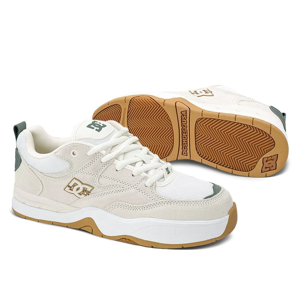 Tênis DC Shoes Ascend IMP Off White Unissex | Branco Branco 2