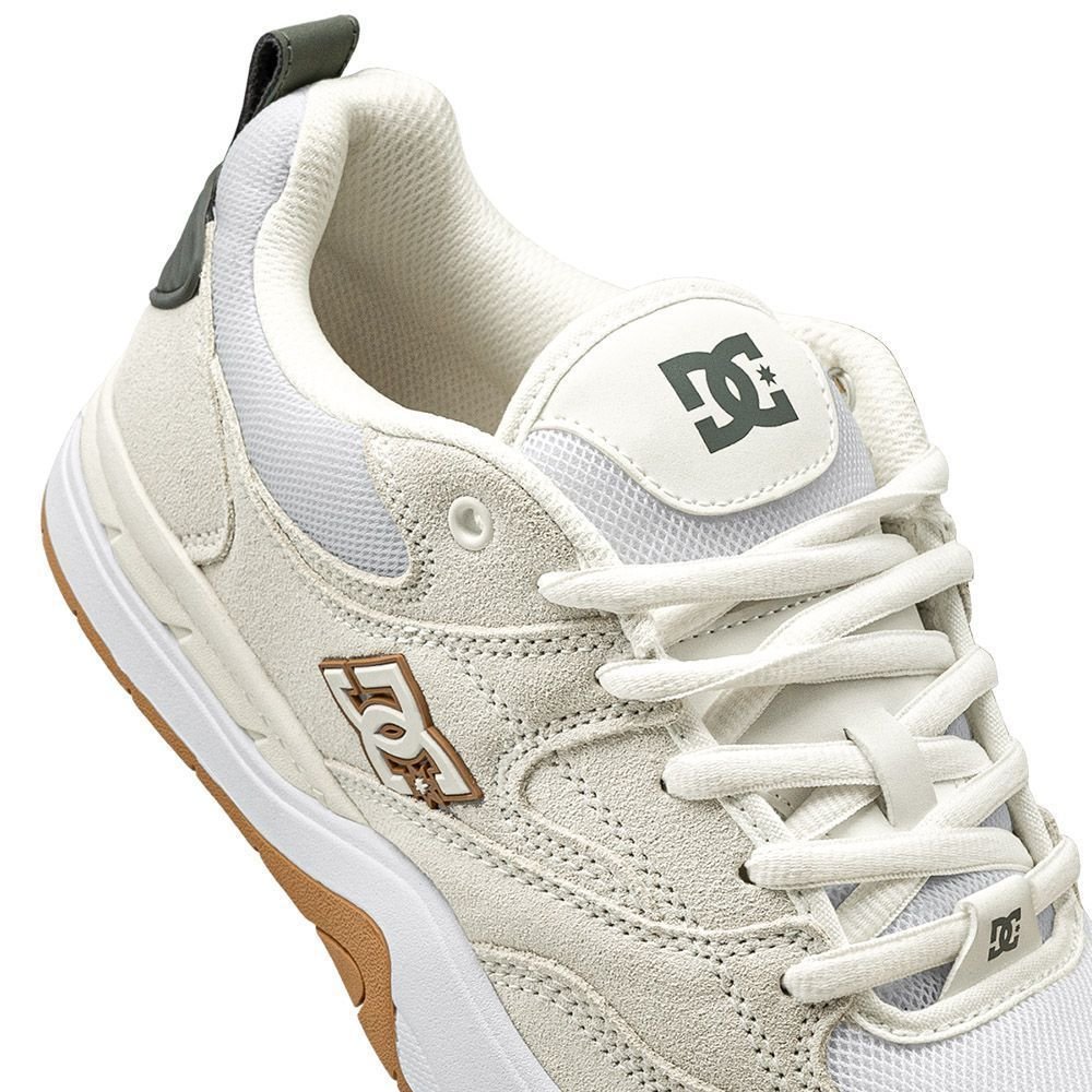 Tênis DC Shoes Ascend IMP Off White Unissex | Branco Branco 6