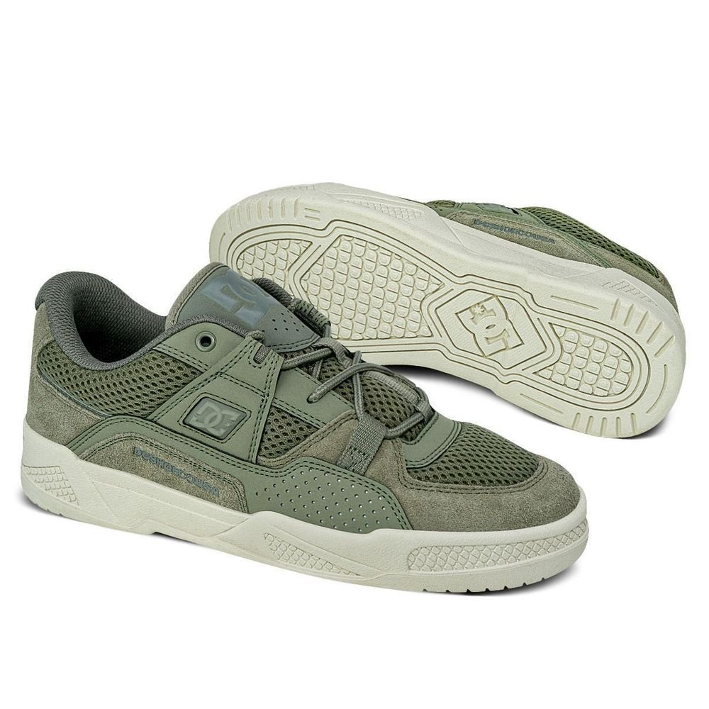Tênis DC Shoes Construct IMP Army Olive Unissex | Verde Verde 2