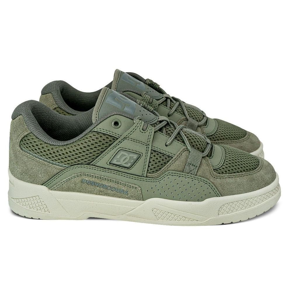Tênis DC Shoes Construct IMP Army Olive Unissex | Verde Verde 3
