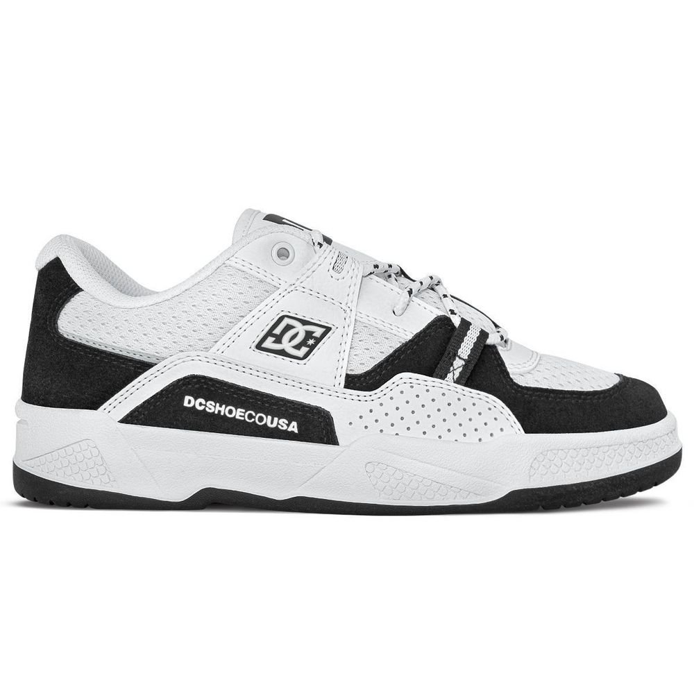 Tênis DC Shoes Construct IMP Unissex | Preto Branco