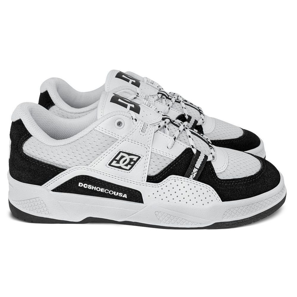 Tênis DC Shoes Construct IMP Unissex | Preto Branco Branco 3