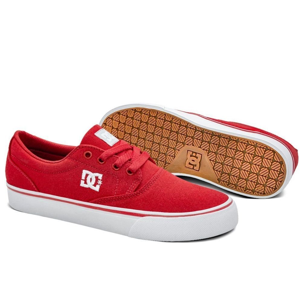 Tênis DC Shoes New Flash 2 TX Unissex | Vermelho Vermelho 2