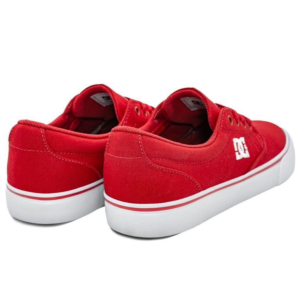 Tênis DC Shoes New Flash 2 TX Unissex | Vermelho Vermelho 4