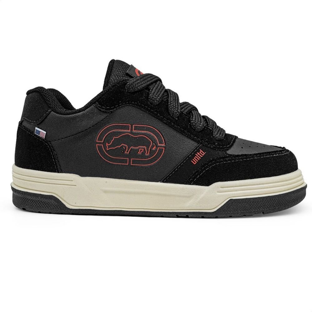 Tênis Ecko Pasadena 707ECK Unissex | Preto Vermelho