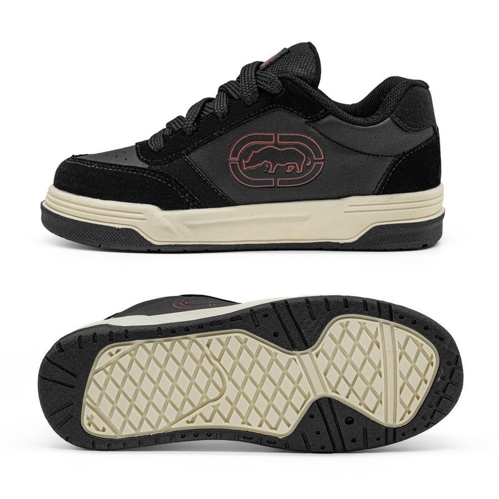 Tênis Ecko Pasadena 707ECK Unissex | Preto Vermelho Preto 2