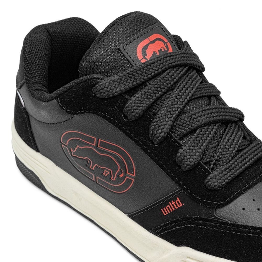 Tênis Ecko Pasadena 707ECK Unissex | Preto Vermelho Preto 5