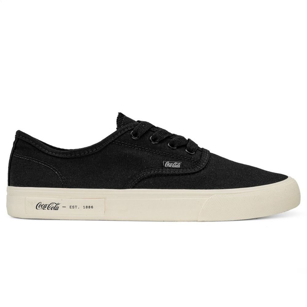 Tênis Coca Cola Kick Travel Unissex | Preto