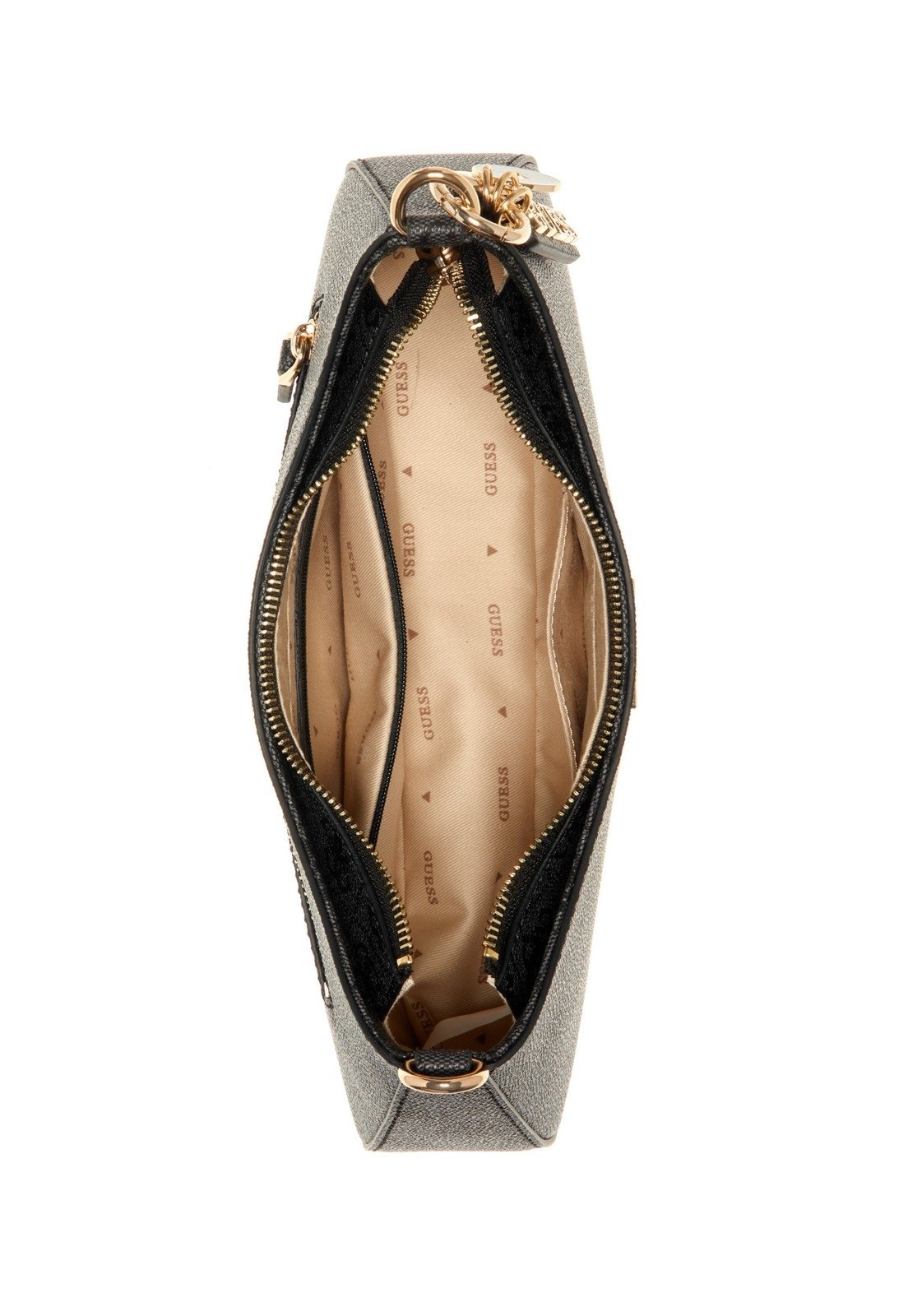 Bolsa Noelle Top Zip Shoulder Bag Preto 4