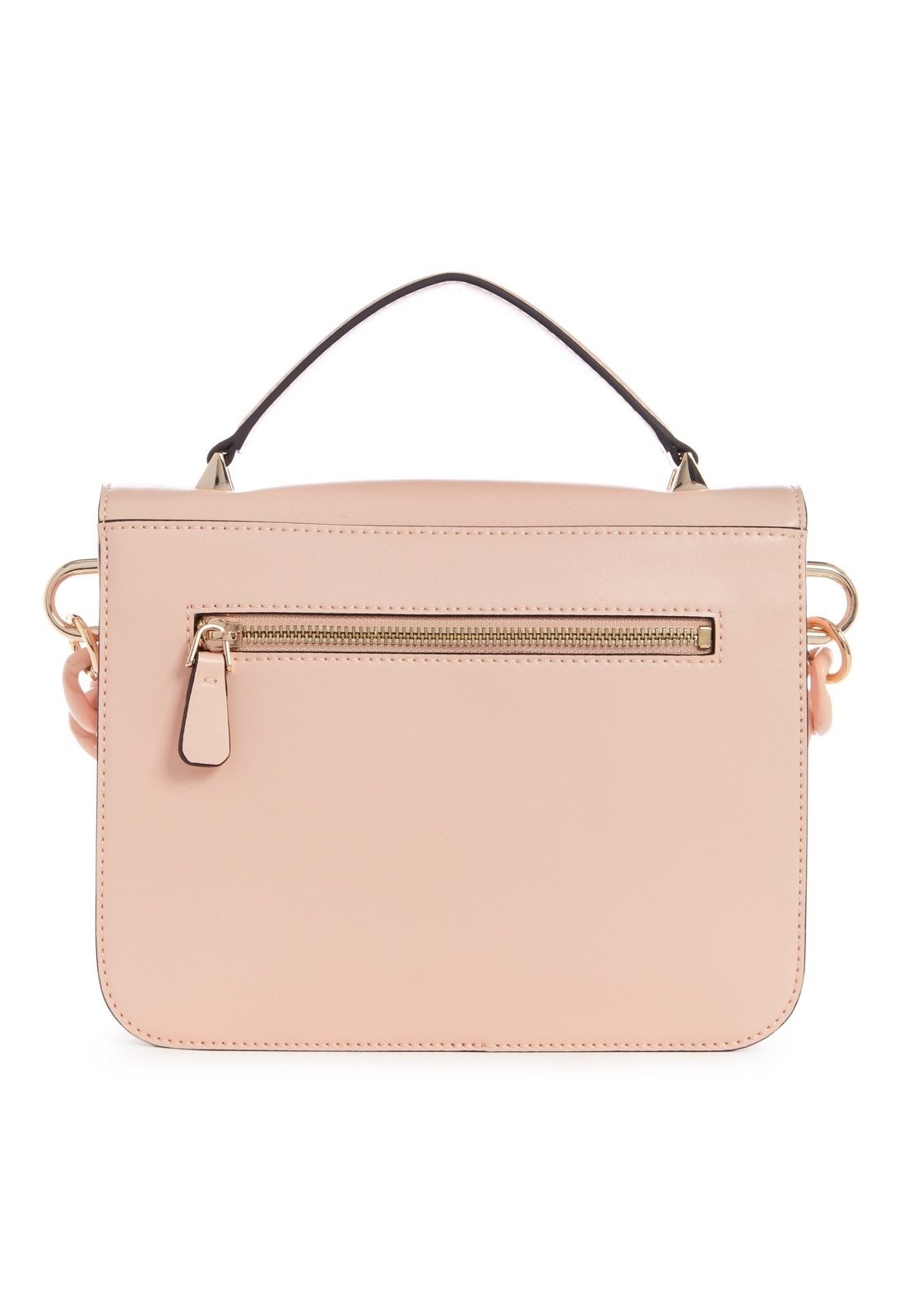 Bolsa Corina Top Handle Flap Guess Rosa