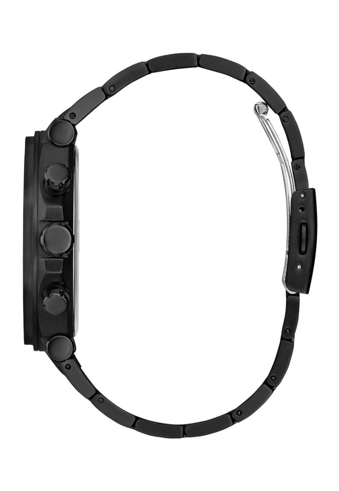 Relógio Multifunções Analógico Aço Preto 2