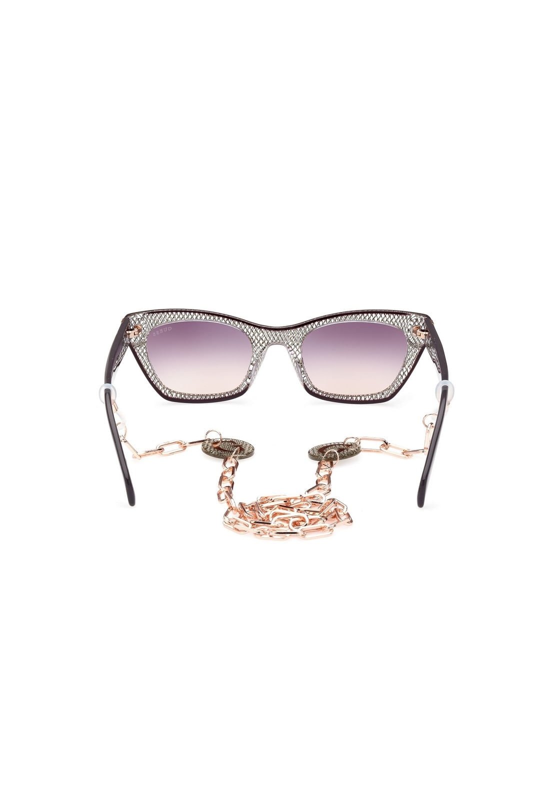 Óculos de Sol Strass Correntes Guess Off White Multicores 4