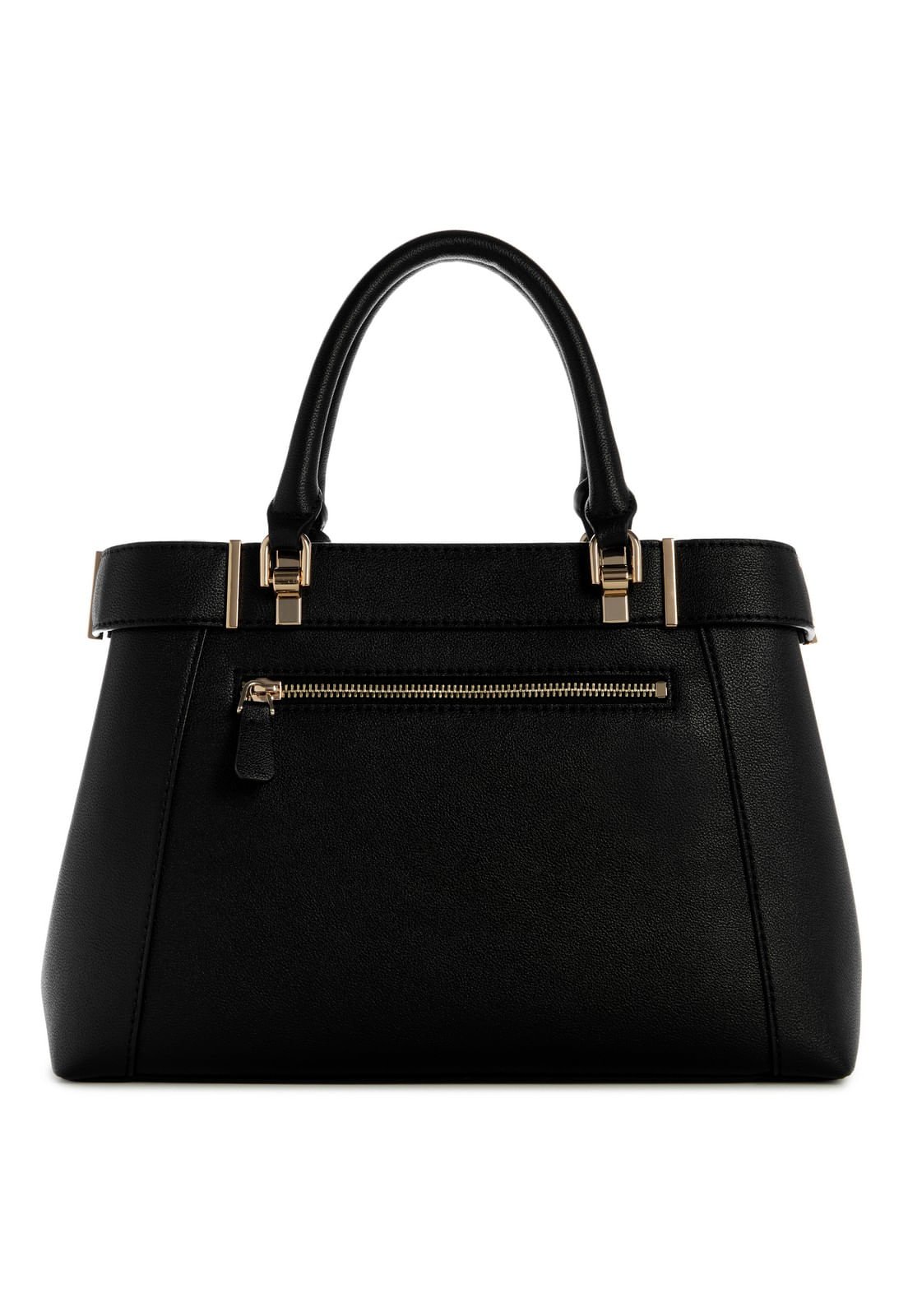 Bolsa Anadela 3 Compartimento Satchel Preto Preto 3