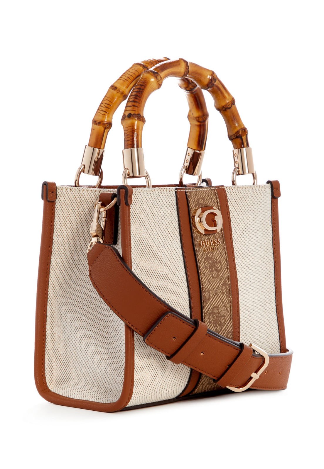 Bolsa Kerima Bamboo 2 Comp Mini Tote Caramelo Caramelo 3