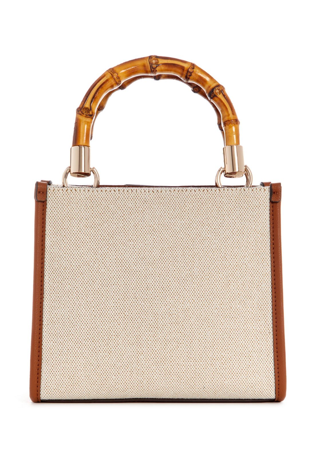 Bolsa Kerima Bamboo 2 Comp Mini Tote Caramelo Caramelo 4