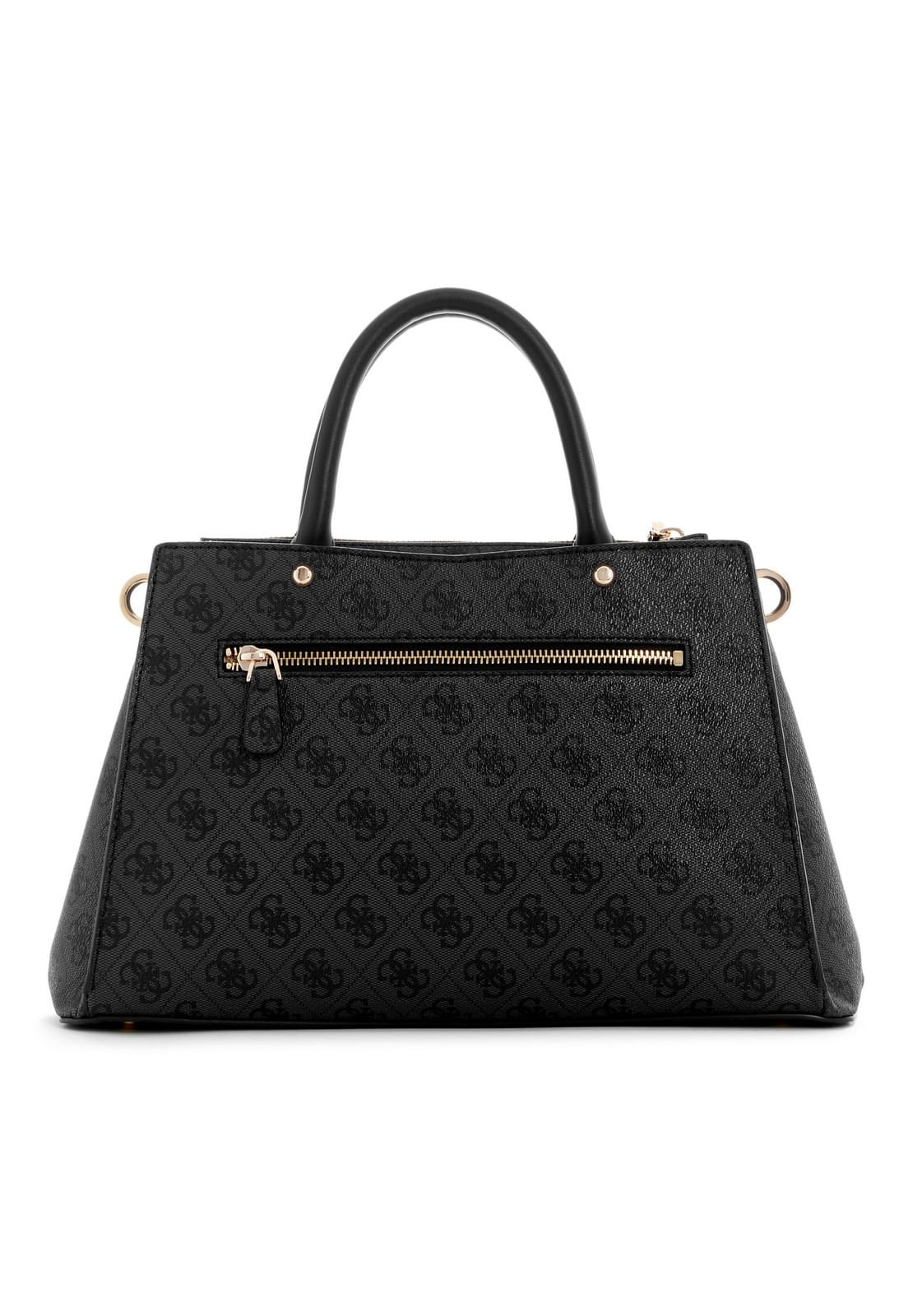 Bolsa Zamira Luxury Satchel Preto Preto 3