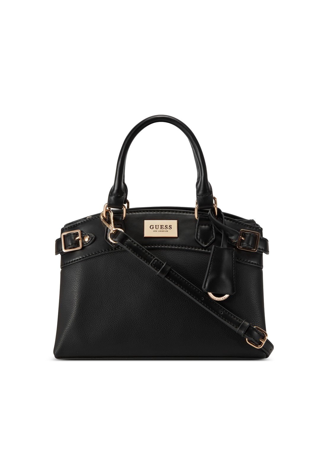 Bolsa Guess Hayworth Small Satchel Preto Preto 1