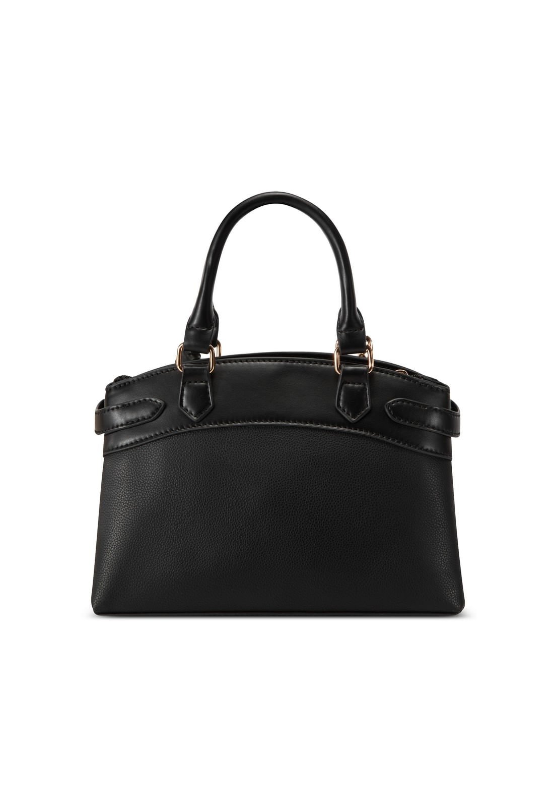 Bolsa Guess Hayworth Small Satchel Preto Preto 3