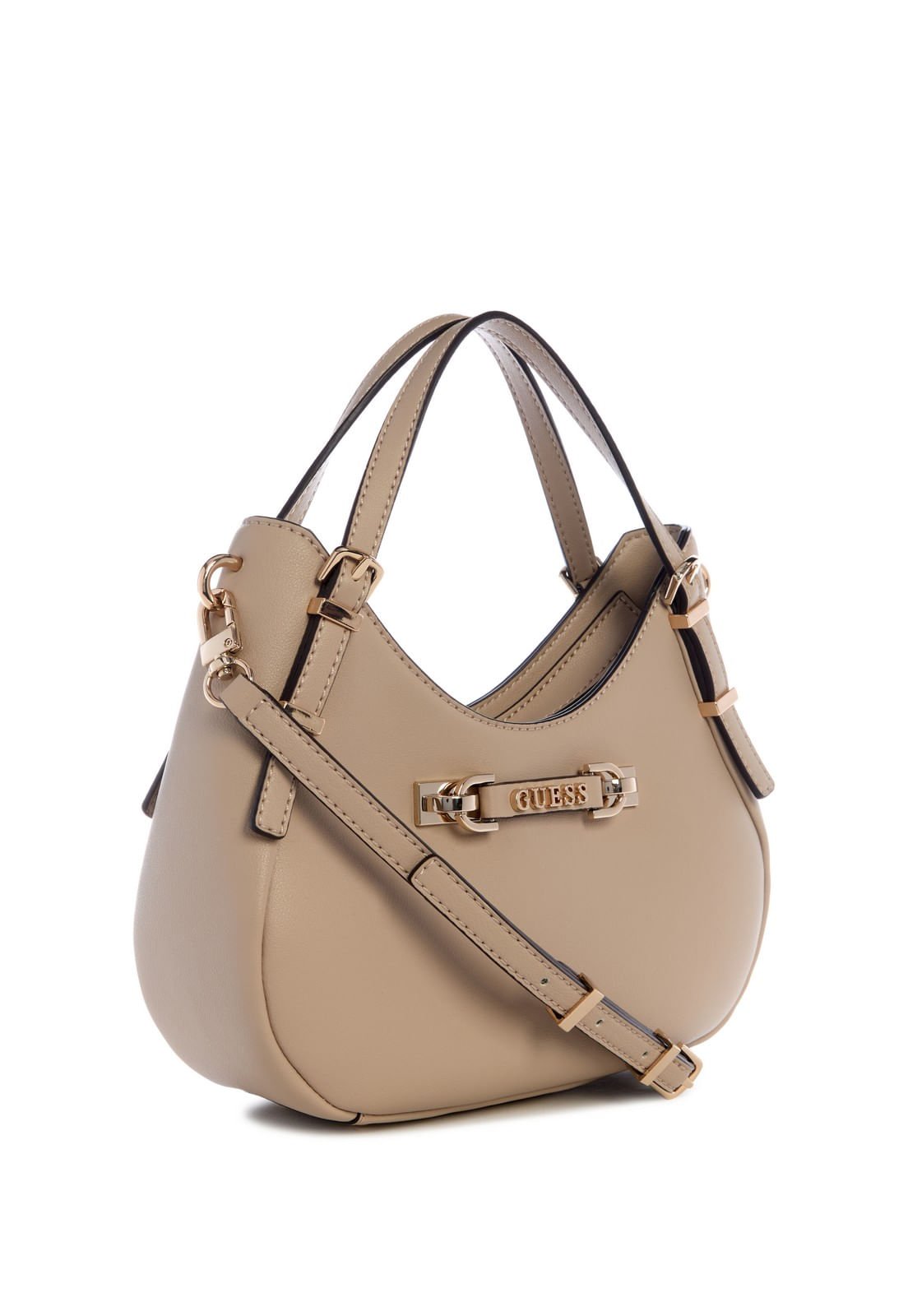 Bolsa Lefia Small Satchel Rosa Claro Bege 2