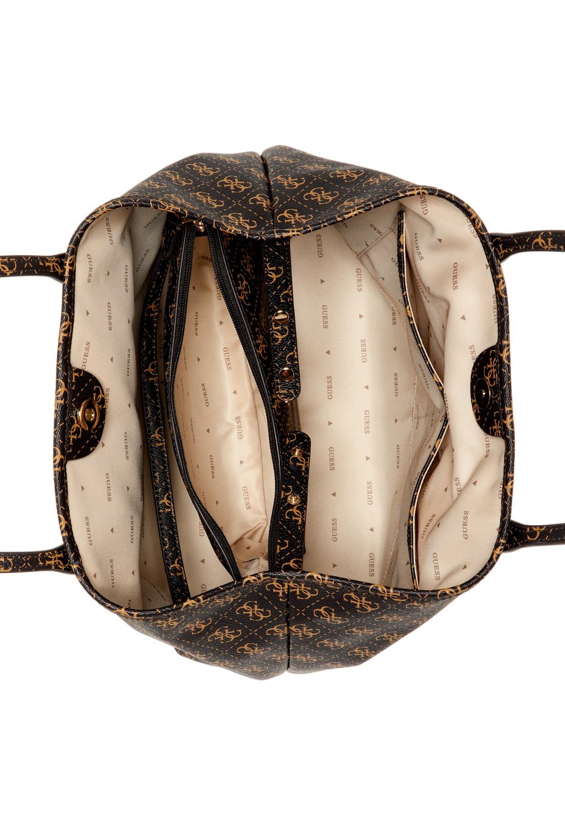 Bolsa Victtoria 2 In 1 Tote Marrom Preto 5