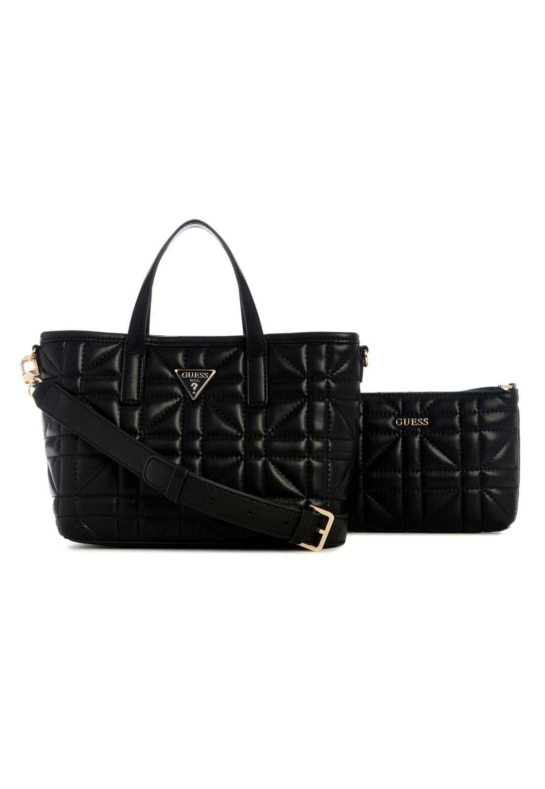 Bolsa Edita Mini Tote Preto Preto 2