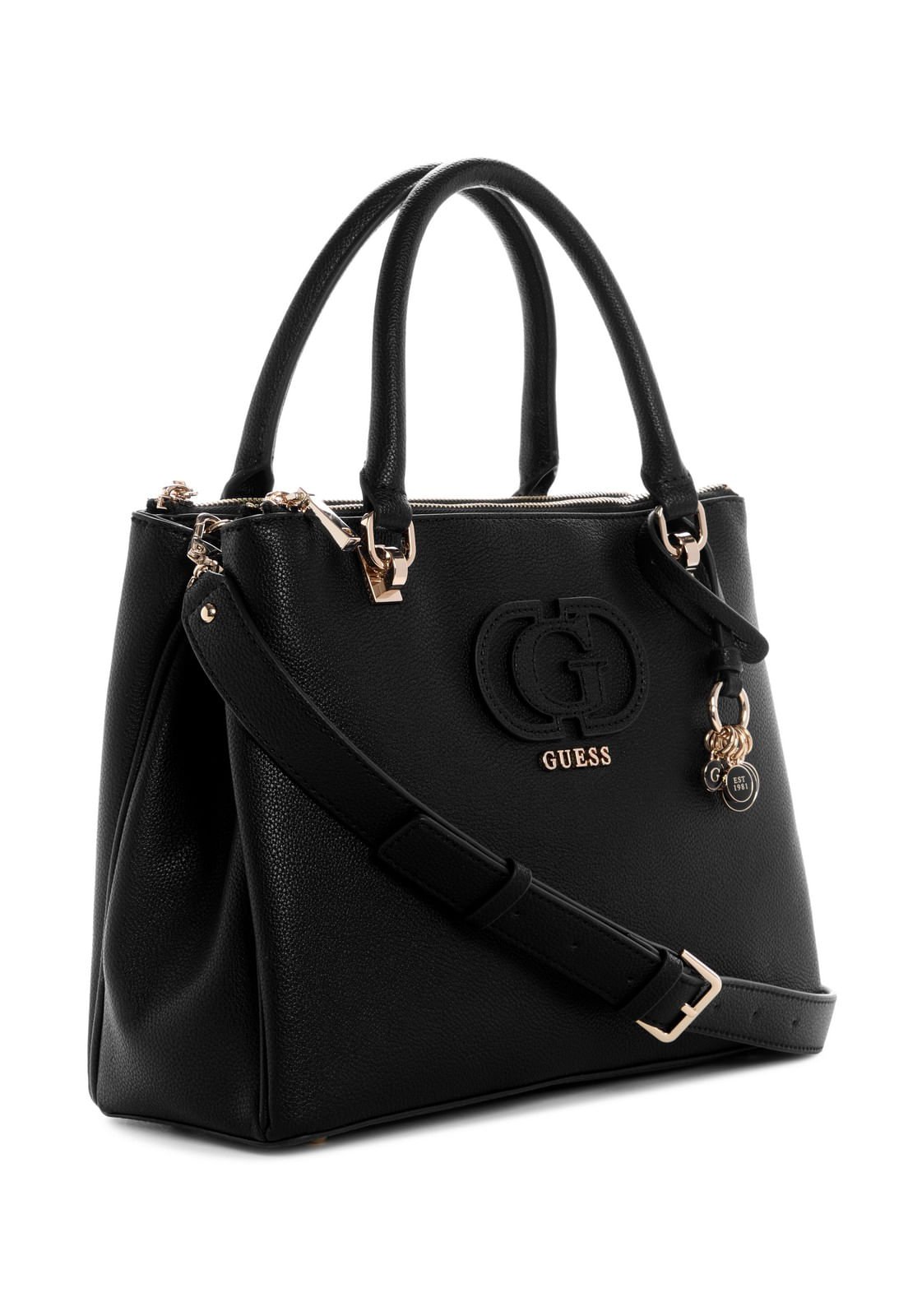 Bolsa Calebra Hobo Status Satchel Preto Preto 2