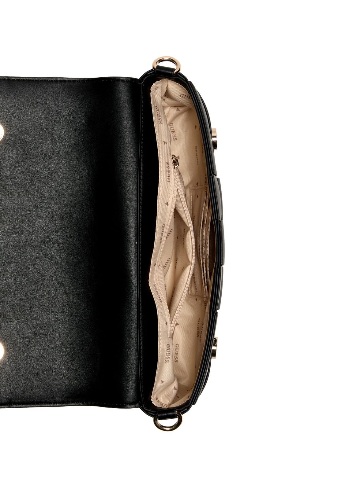 Bolsa Maylee Flap Shoulder Bag Preto Preto 4