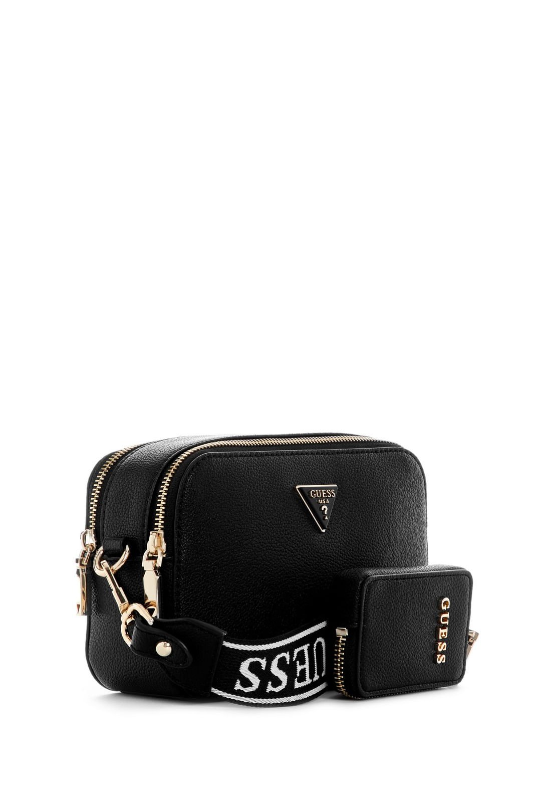 Bolsa Latona Ii Camera Transversal Preto Preto 2