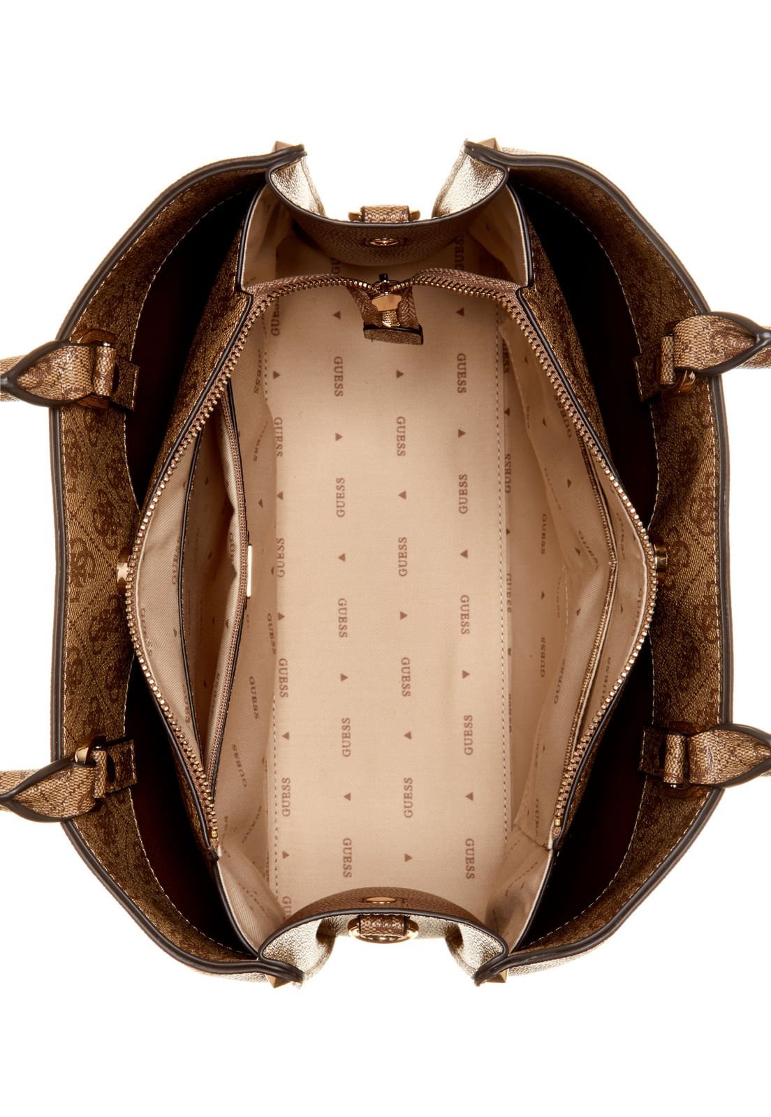 Bolsa Meridian Ii Girlfriend Satchel Bege Bege 4