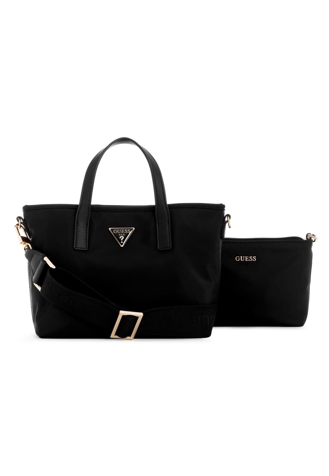 Bolsa Eco Gemma Mini Tote Preto Preto 2
