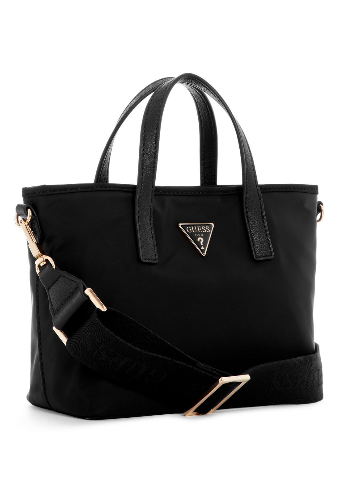 Bolsa Eco Gemma Mini Tote Preto Preto 5