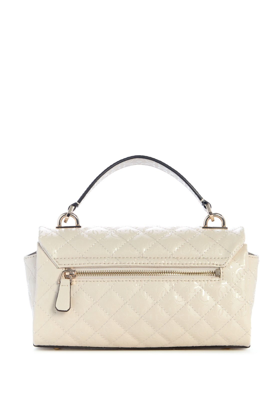 Bolsa Idra Top Handle Flap Cinza Off White 3