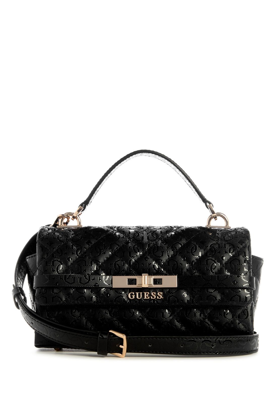 Bolsa Idra Top Handle Flap Preto Preto 1