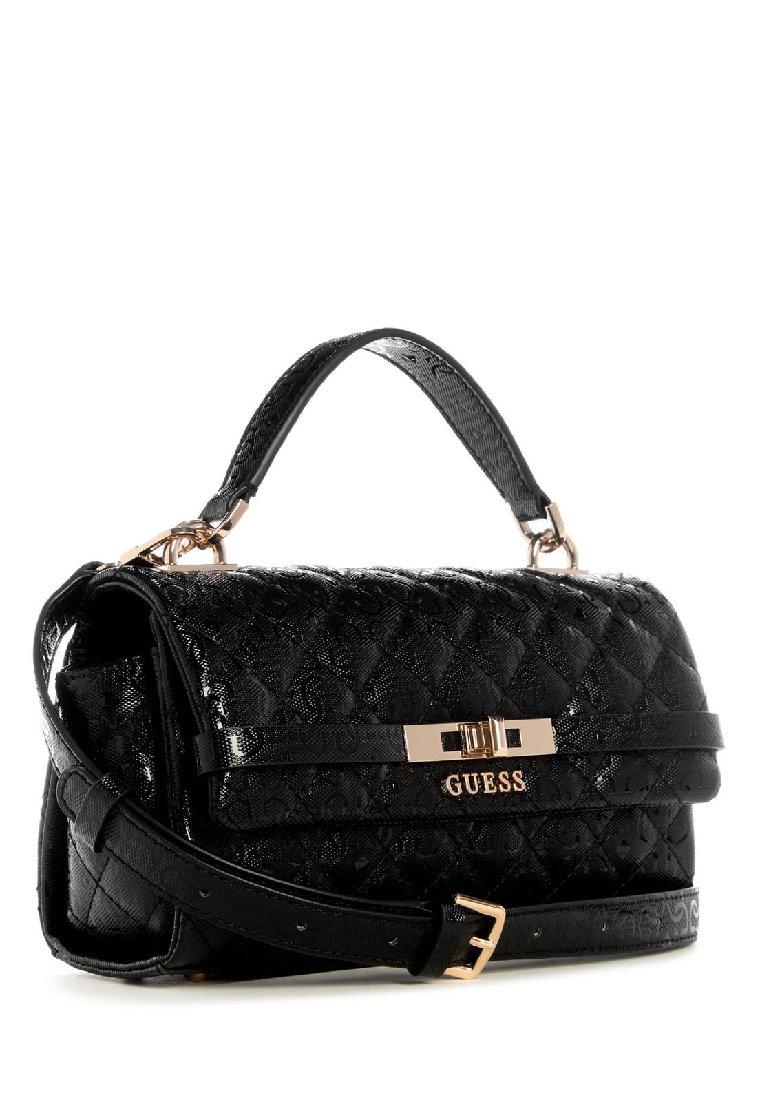 Bolsa Idra Top Handle Flap Preto Preto 2