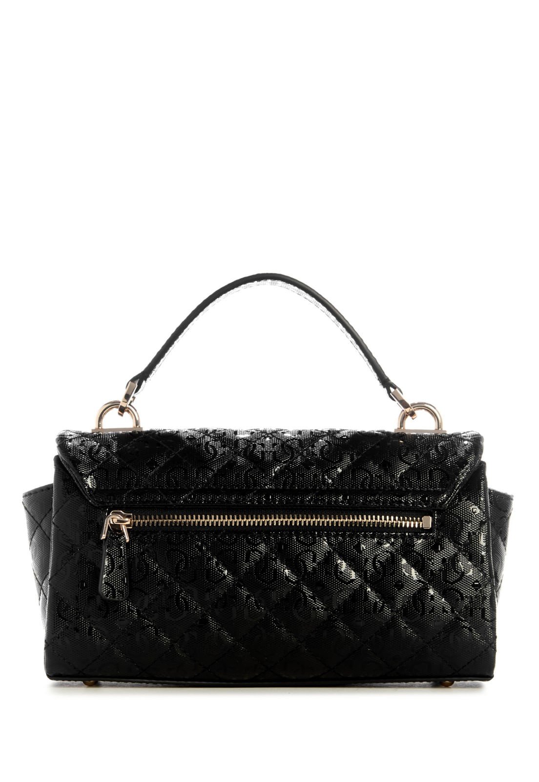 Bolsa Idra Top Handle Flap Preto Preto 3