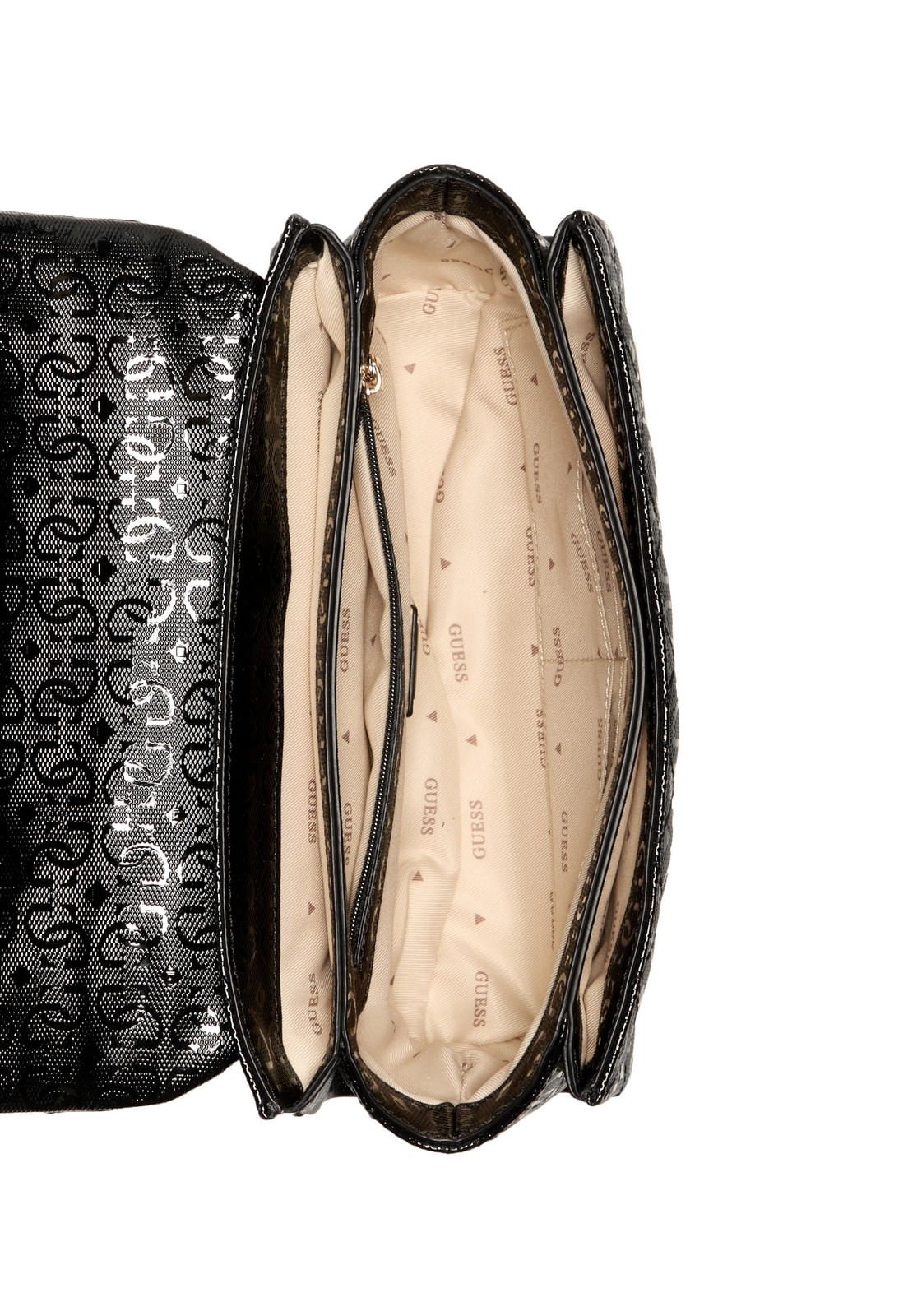 Bolsa Idra Top Handle Flap Preto Preto 4