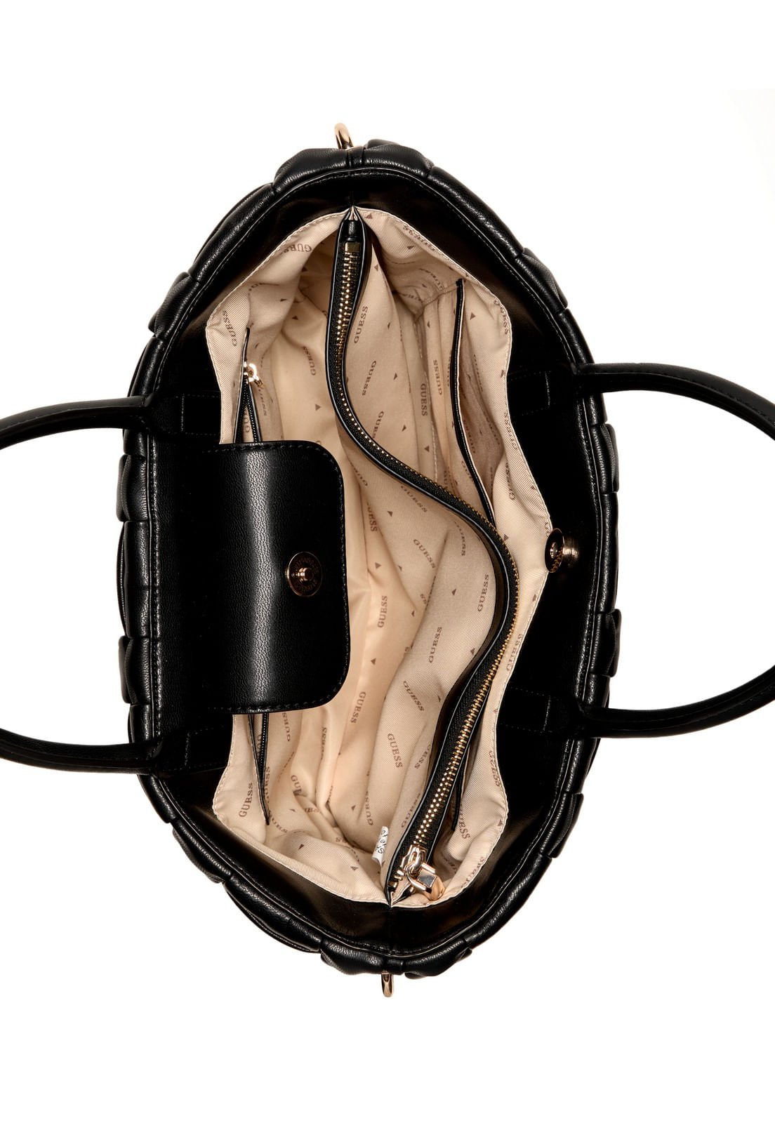 Bolsa Marion Satchel Preto Preto 4