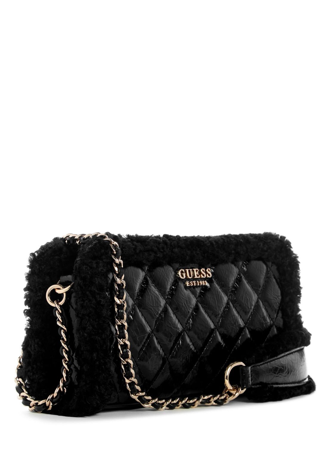 Bolsa Mini Cristi Top Zip Crossbody Preto Preto 2