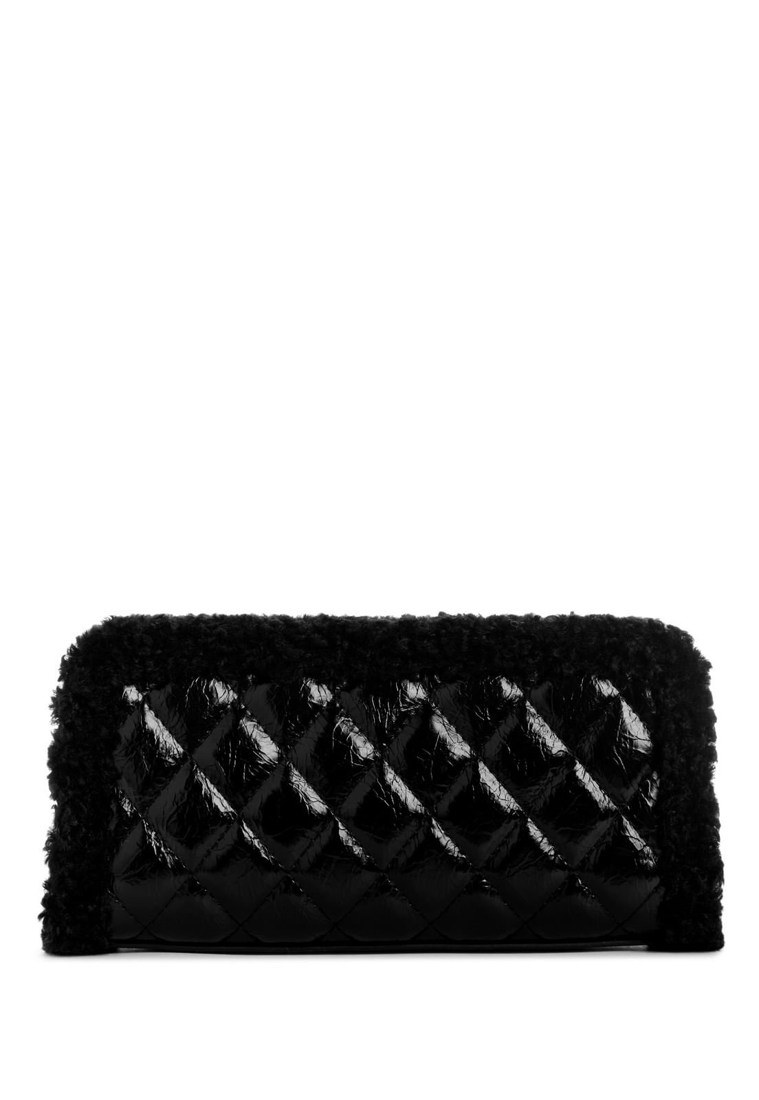 Bolsa Mini Cristi Top Zip Crossbody Preto Preto 3